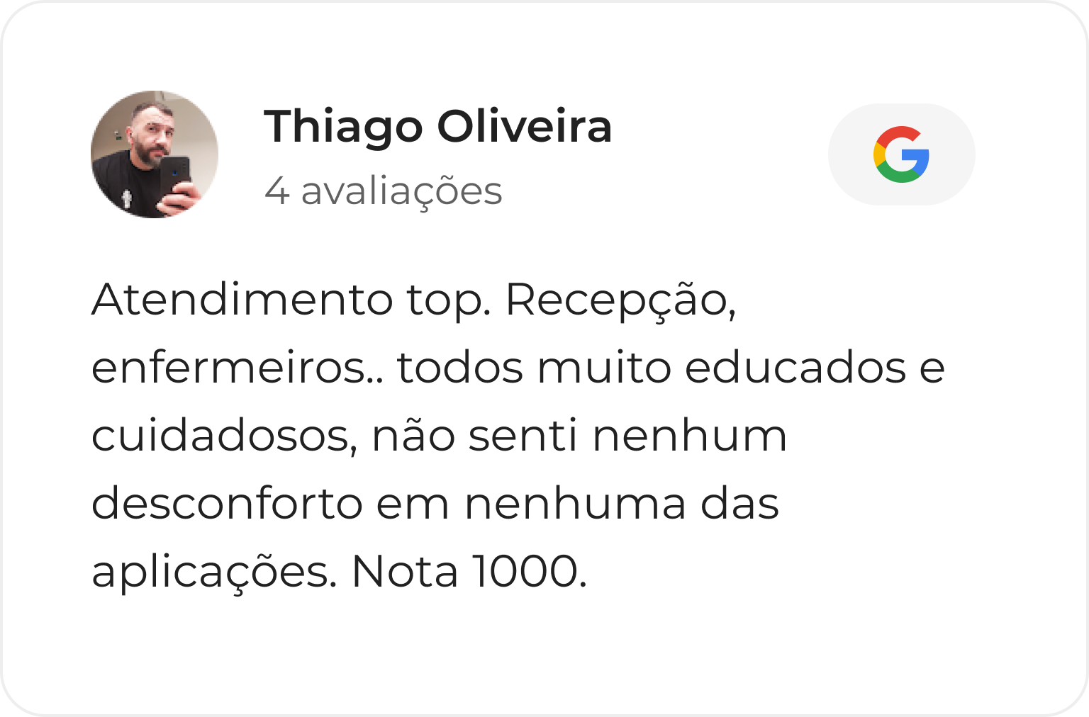Depoimento masculino 1